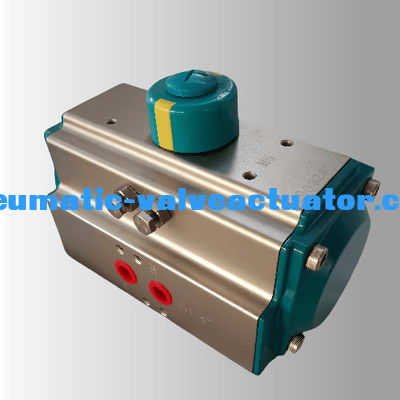 Aluminium-Rack und Pinion-Pneumatik-Aktor Doppelwirkungs-Einwirkungs-Rotations-Aktor