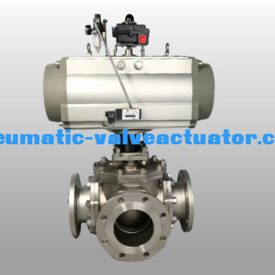 Pneumatische Ventilträger und Pinion-Aktor 90°-Pneumatische Dreh-Aktoren